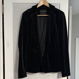 Black Velvet Women's Blazer by Blank NYC